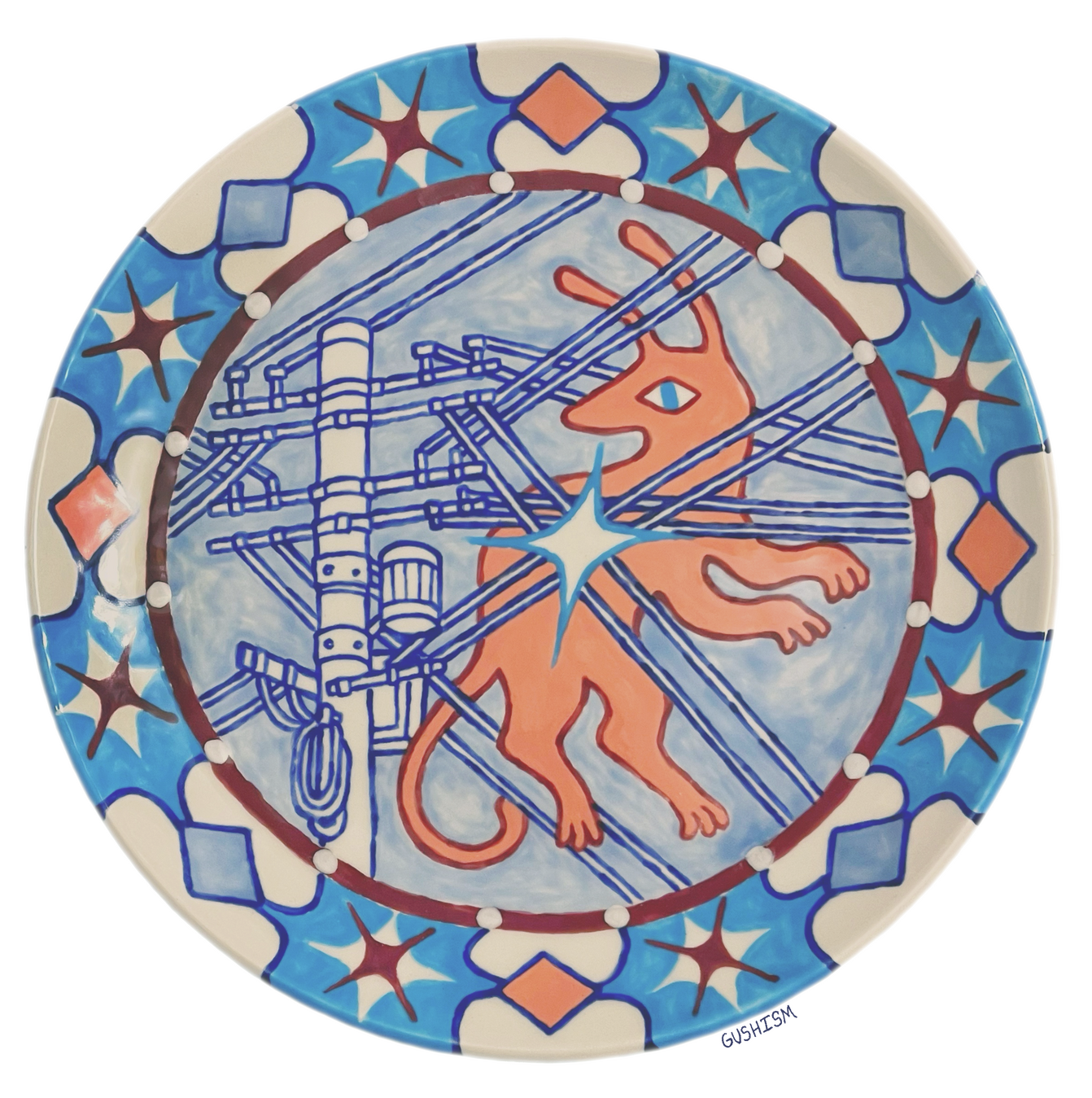 Purring Pylon Plate Purring Pylon Plate