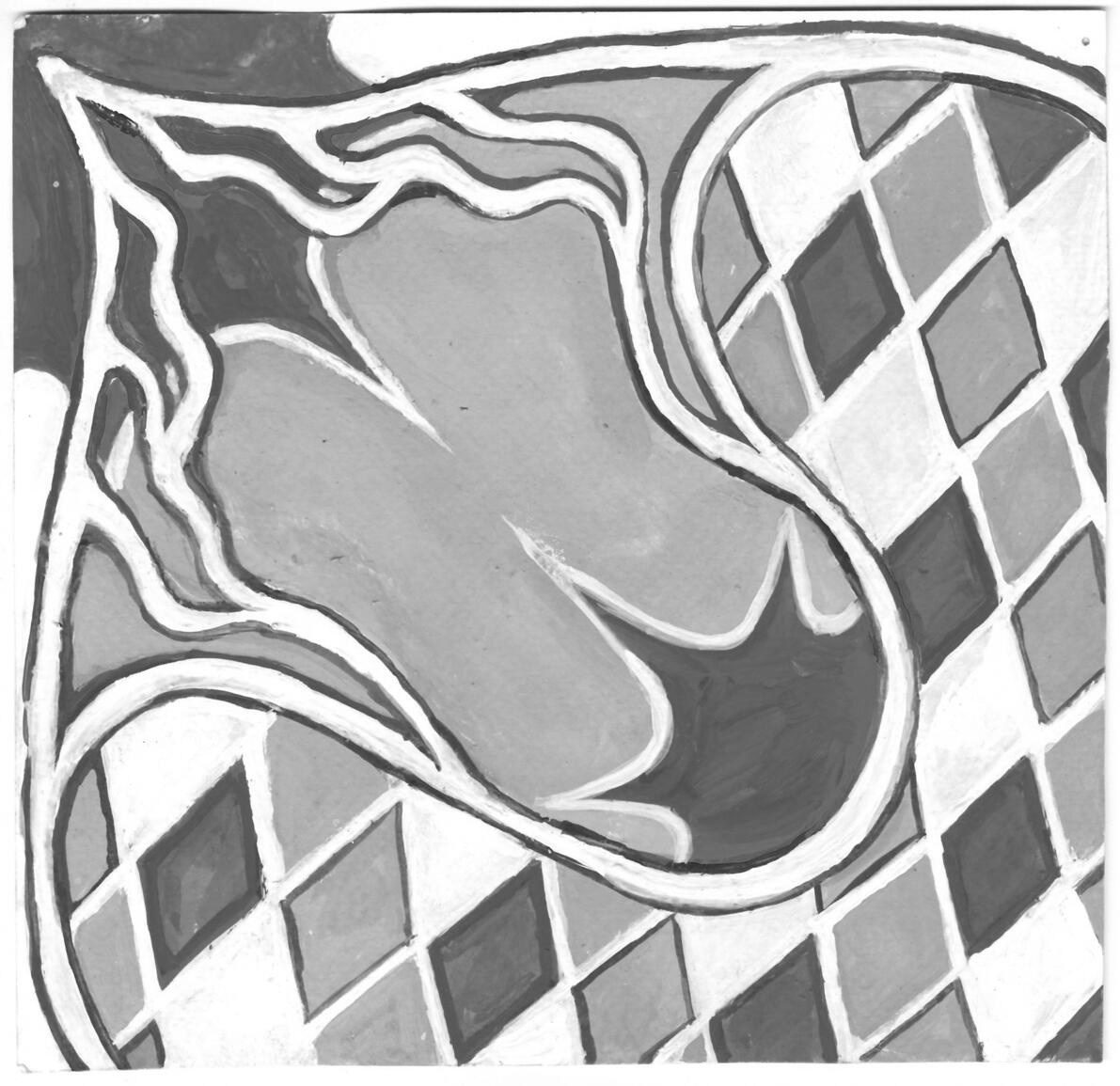 Singular painted corner